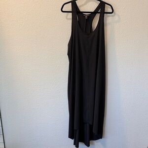 Athleta Elegant Black High Low Dress